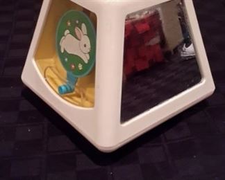 1976 Fisher-Price Turn-and-Learn rotating toy. All parts working.