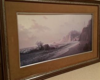 Signed lithograph by Delhart Windberg.