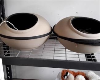Two like new heated dog/cat beds.