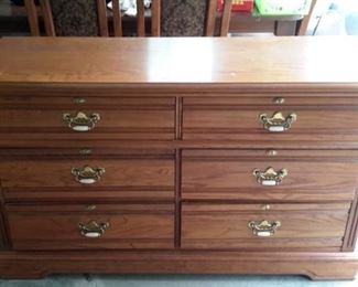 Lexington dresser with mirror. Has matching desk with hutch as well as 3 bookshelves.