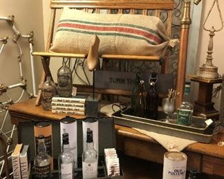 Belgian Linen Bags, Vintage Windows, Gates, Quotable Books, Decorative Matches, Bottles, Platters and more...