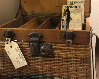 English Fly Fish Seat & Tackle Basket