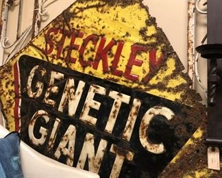 Vintage Sign Steckley Genetic Giant
