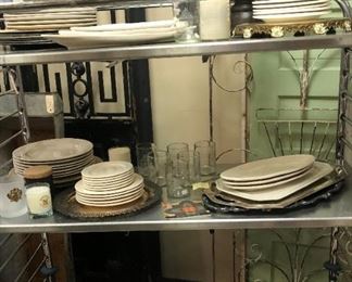 Bronze Glass Chargers