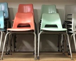 Brunswick Fiberglass Chairs Assorted Colors