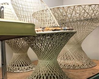 MCM Spun Fiberglass Table and Chairs