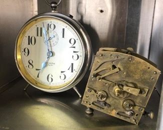 Vintage Clocks and Clock Parts
