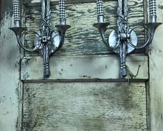 Pewter Sconces