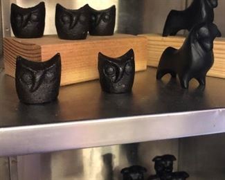 Miniature Cast Iron Figurines