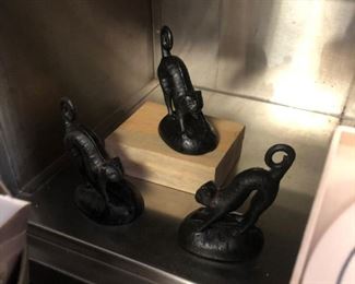 Miniature Cast Iron Figurines