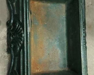 Vintage Green Cast Iron Base (2)