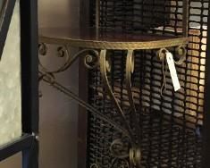 Wall Shelves in Red Glass