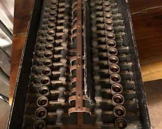 Fuse Box Art: Slate and Copper Fuse Box out of a Chicago Building