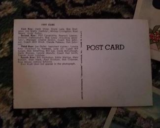 1947 Cubs postcard