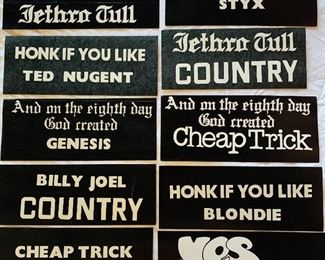 Hundreds of 1970s Stickers 