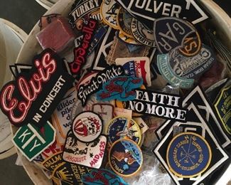 Thousands of vintage patches 