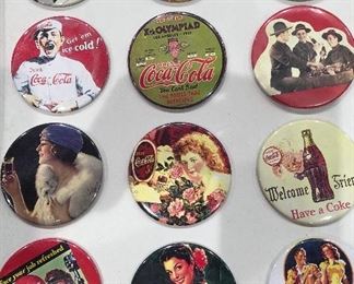 Coke buttons 