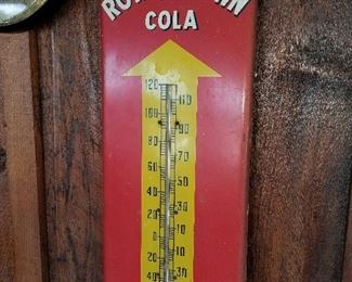 Vintage Royal Crown Cola Thermometer Sign