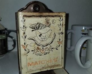 Vintage Match Box Holder