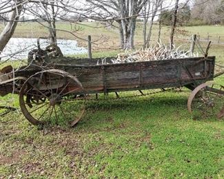 Antique Hay Wagon