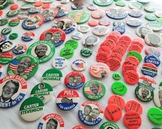 Jimmy Carter 1976 Political Buttons