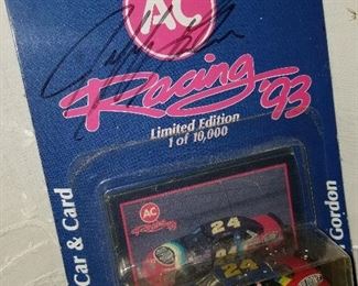 Jeff Gordon Ac Racing '93 Collectors Car and Card