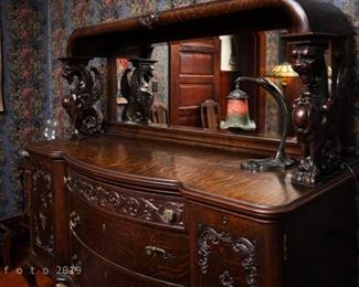 Victorian Griffin Sideborad Buffet