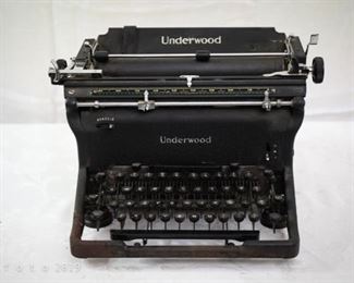 1930's Underwood typewriter
