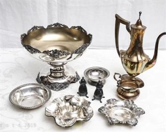 Silver and Plated serving ware