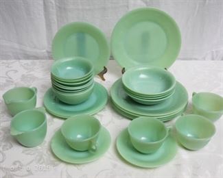 Depression glass Fire King dish ware