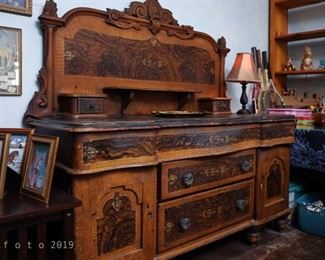 art nouveou side board / buffet