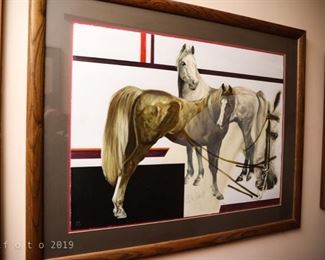 Popo and Ruby Lee
Horses, Lithograph
