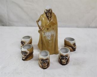 vintage poison sake set by shofu