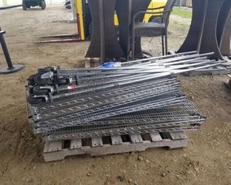 Pallet Of Metro Racks With Poles