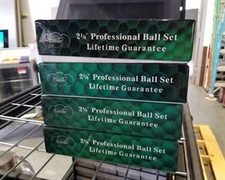 4 Boxes Of Pool Balls