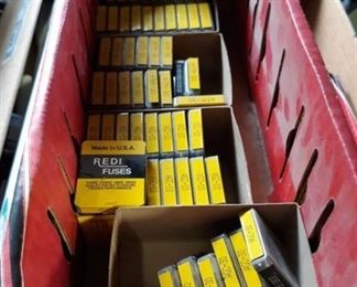 Assorted Fuses, Bearings And More