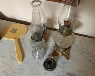 Vintage lamps and Mirror