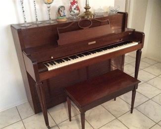 Baldwin Upright, beautiful condition, includes bench and sheet music, perfect for kids and grandkids $575.00