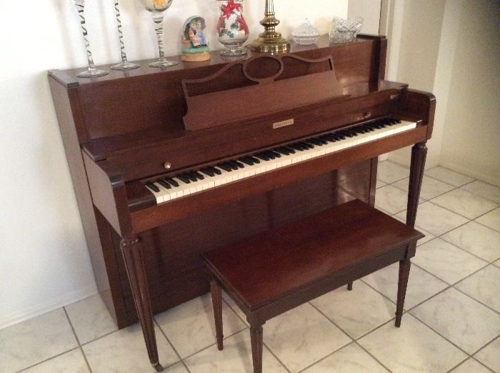 Baldwin Upright, beautiful condition, includes bench and sheet music, perfect for kids and grandkids $575.00