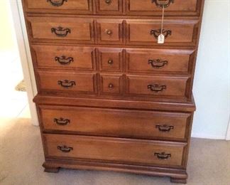 Bedroom # 1 Ballman Cummings, Ft. Smith Arkansas Hard Rock Maple, chest of drawers $225 