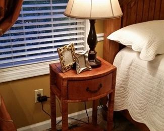 One of two matching nightstands
