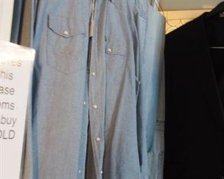 Vintage Wrangler Shirt and Overalls