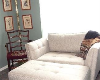 Great Oversize Chair w/ ottoman