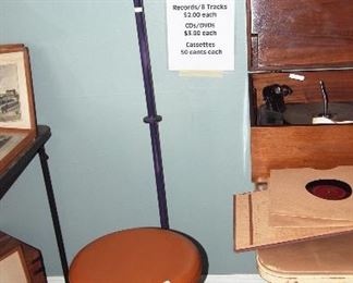 Great Antique Piano Stool