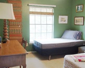 Pr. Twin Beds, Nice Desk and art