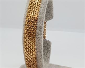 Jewelry Gold Chain Mesh Bracelet