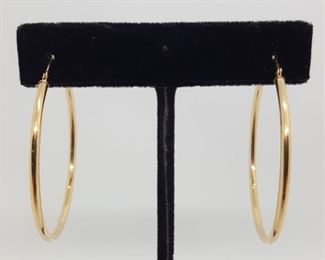 Jewelry Gold Earrings Hoop