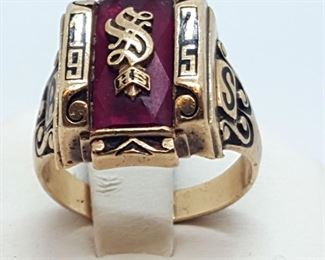 Jewelry Gold High School Ring