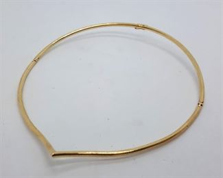Jewelry Gold Millenium Hinged Necklace
