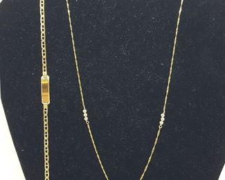 Jewelry Gold Necklace Bracelet